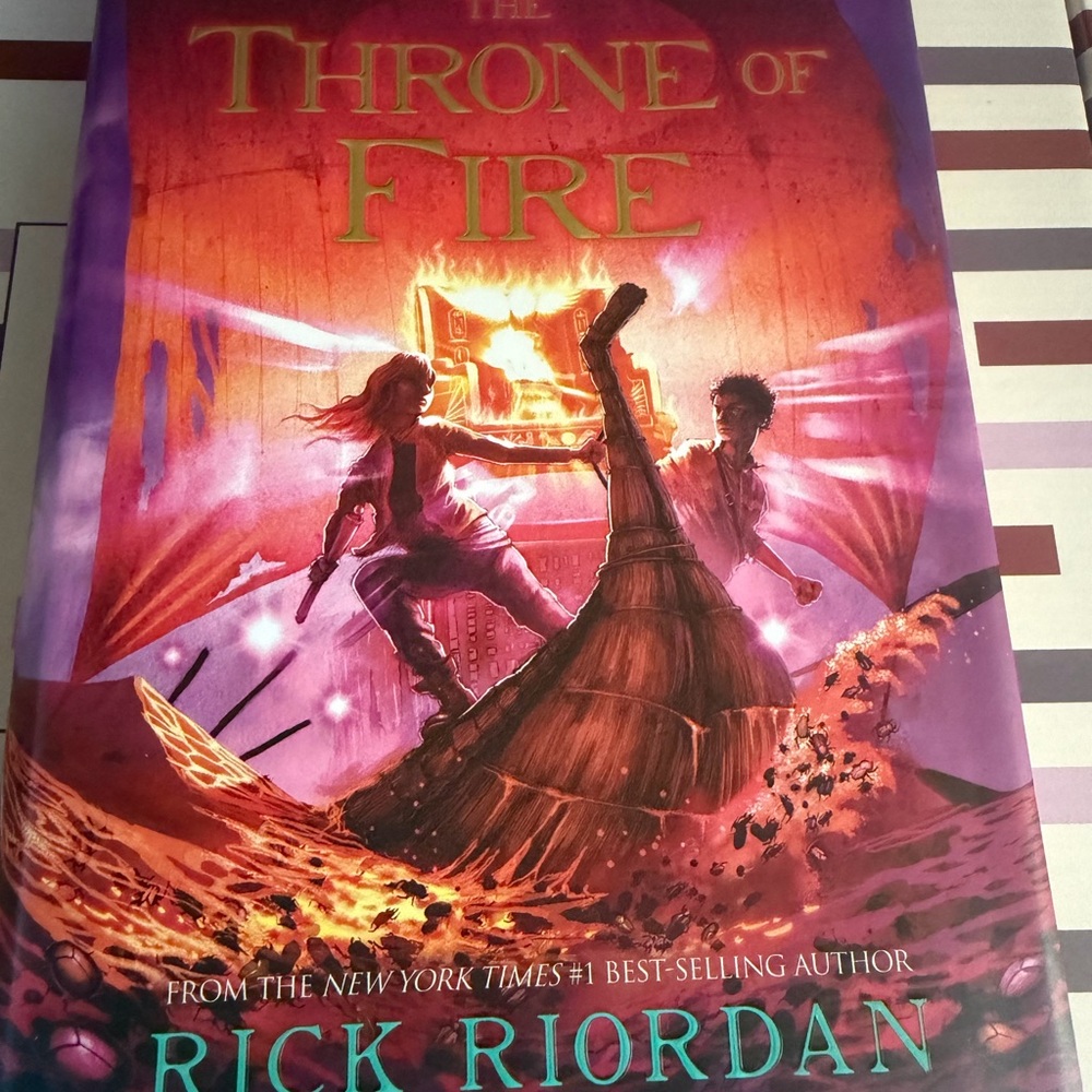 The Throne of Fire Hardcover Book!